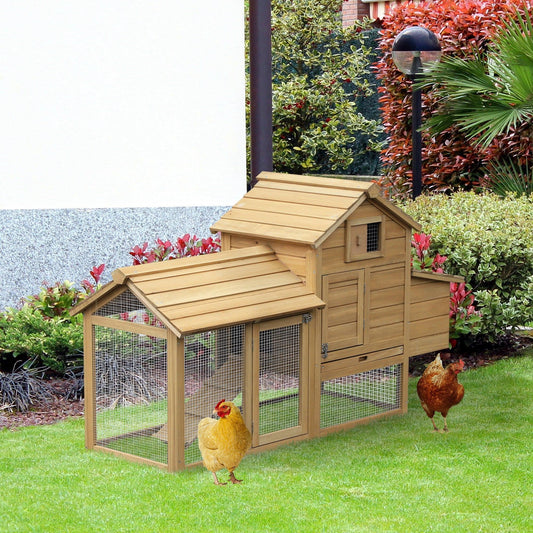 PawHut Chicken Coop - Compact Hen Cage - ALL4U RETAILER LTD