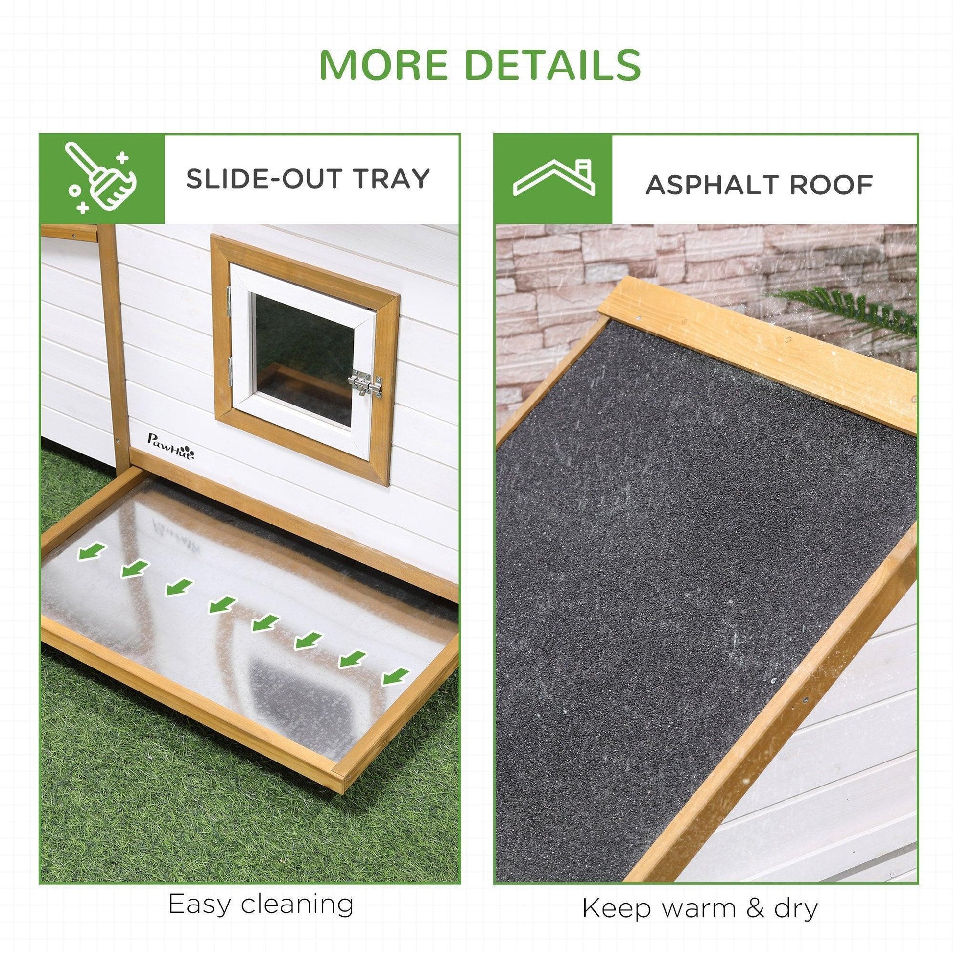 PawHut Chicken Coop: Simplified Cage and Run - ALL4U RETAILER LTD