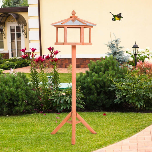 PawHut Deluxe Bird Stand Feeder Table - ALL4U RETAILER LTD