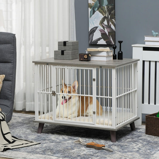 PawHut Dog Crate Furniture - Stylish and Compact - ALL4U RETAILER LTD