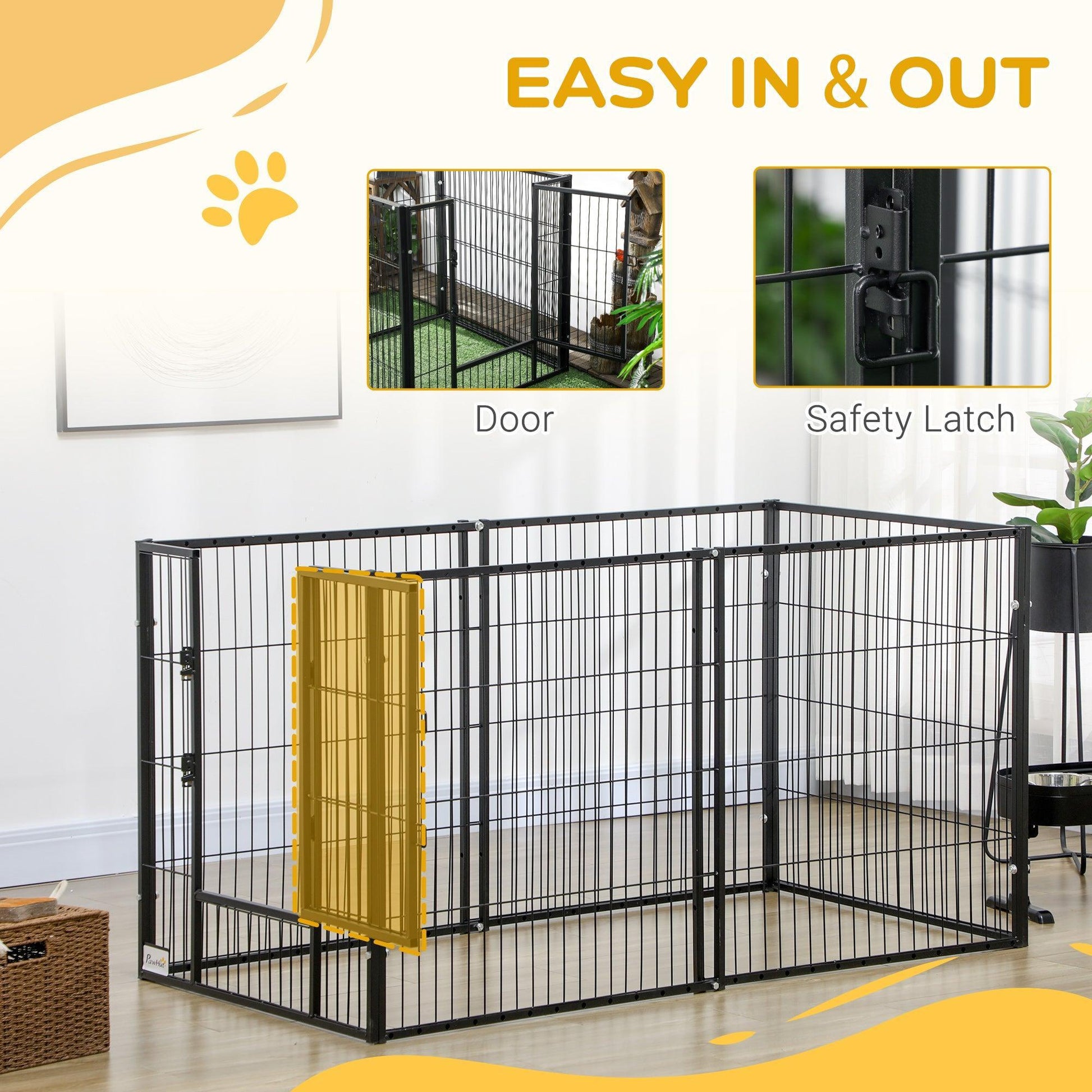 PawHut Dog Playpen - Adjustable, Strong & Simple - ALL4U RETAILER LTD