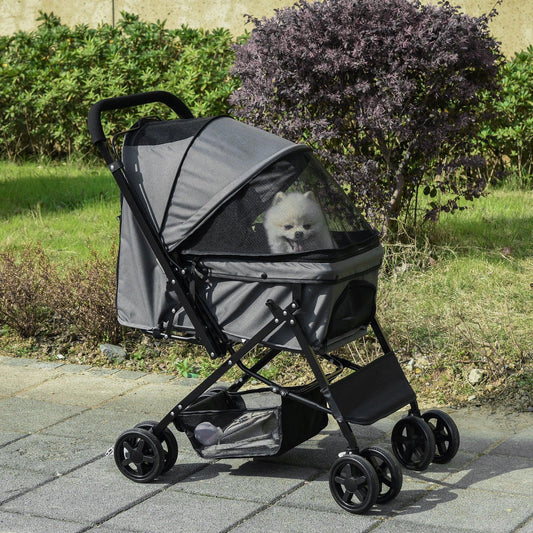 PawHut Dog Stroller: Foldable & Safe - ALL4U RETAILER LTD