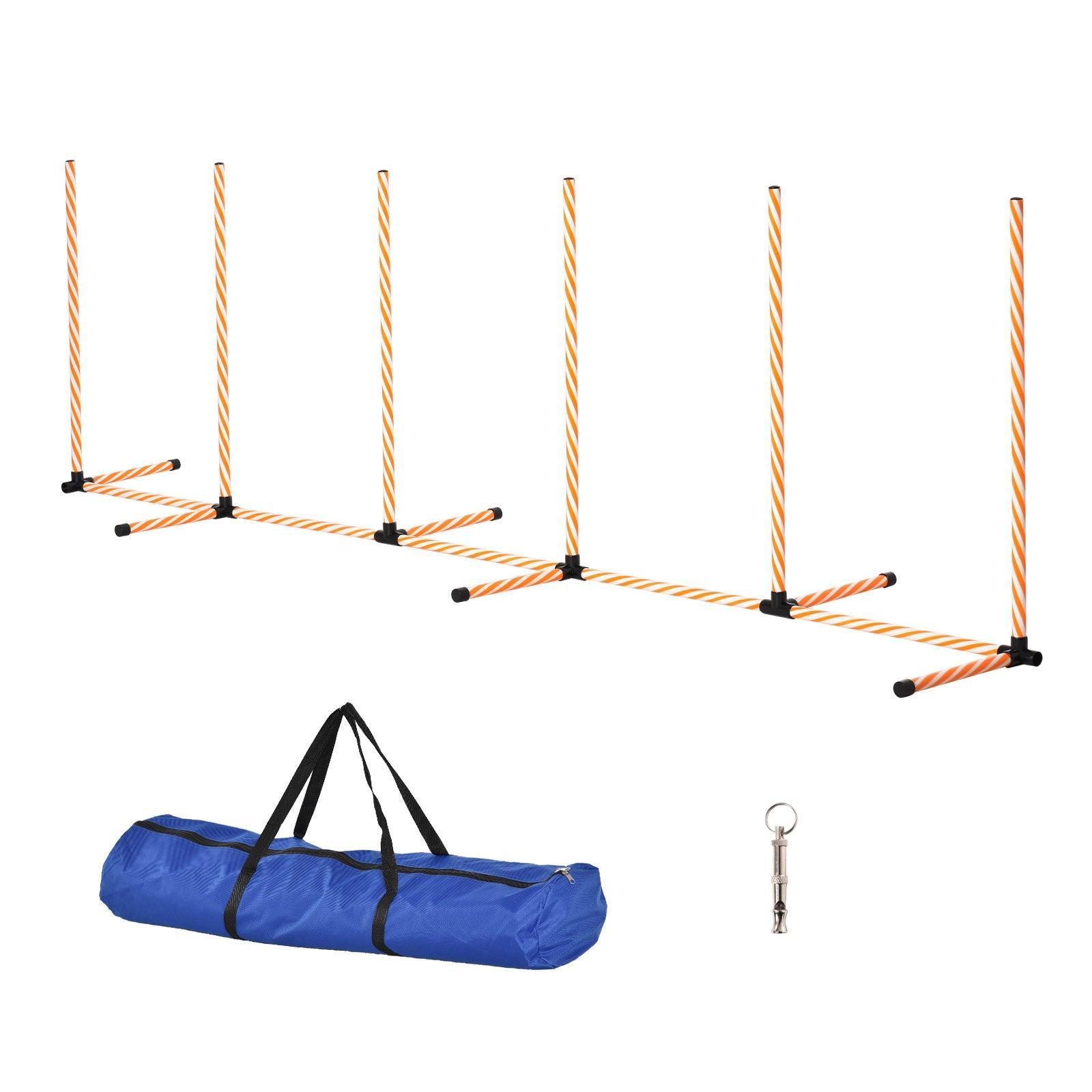 PawHut Dog Weave Poles: Indoor/Outdoor Agility Course - ALL4U RETAILER LTD