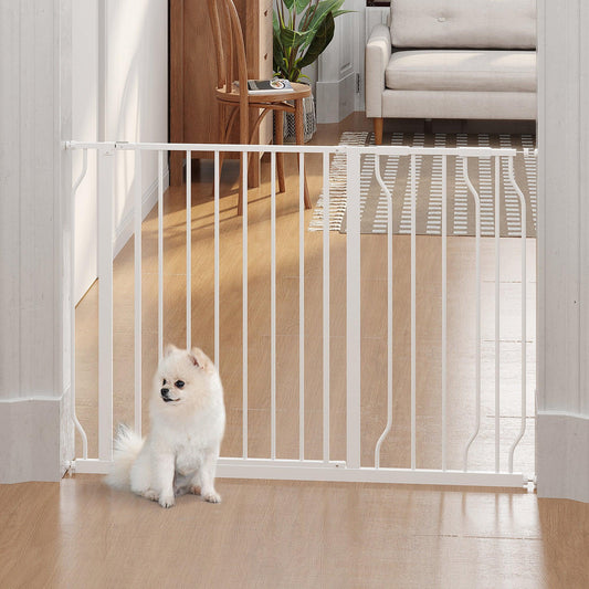 PawHut Easy Access Dog Gate - ALL4U RETAILER LTD