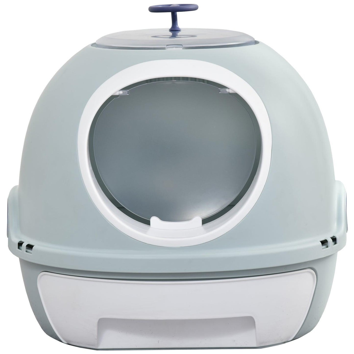 PawHut Easy-Clean Cat Litter Box - ALL4U RETAILER LTD