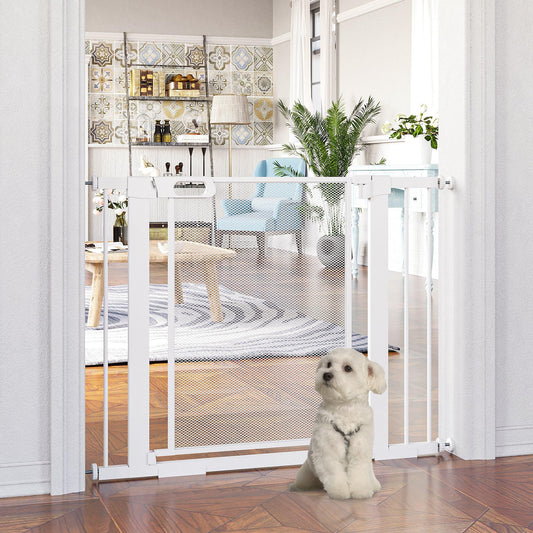 PawHut Easy Fit Dog Gate for Stairs and Doors - ALL4U RETAILER LTD