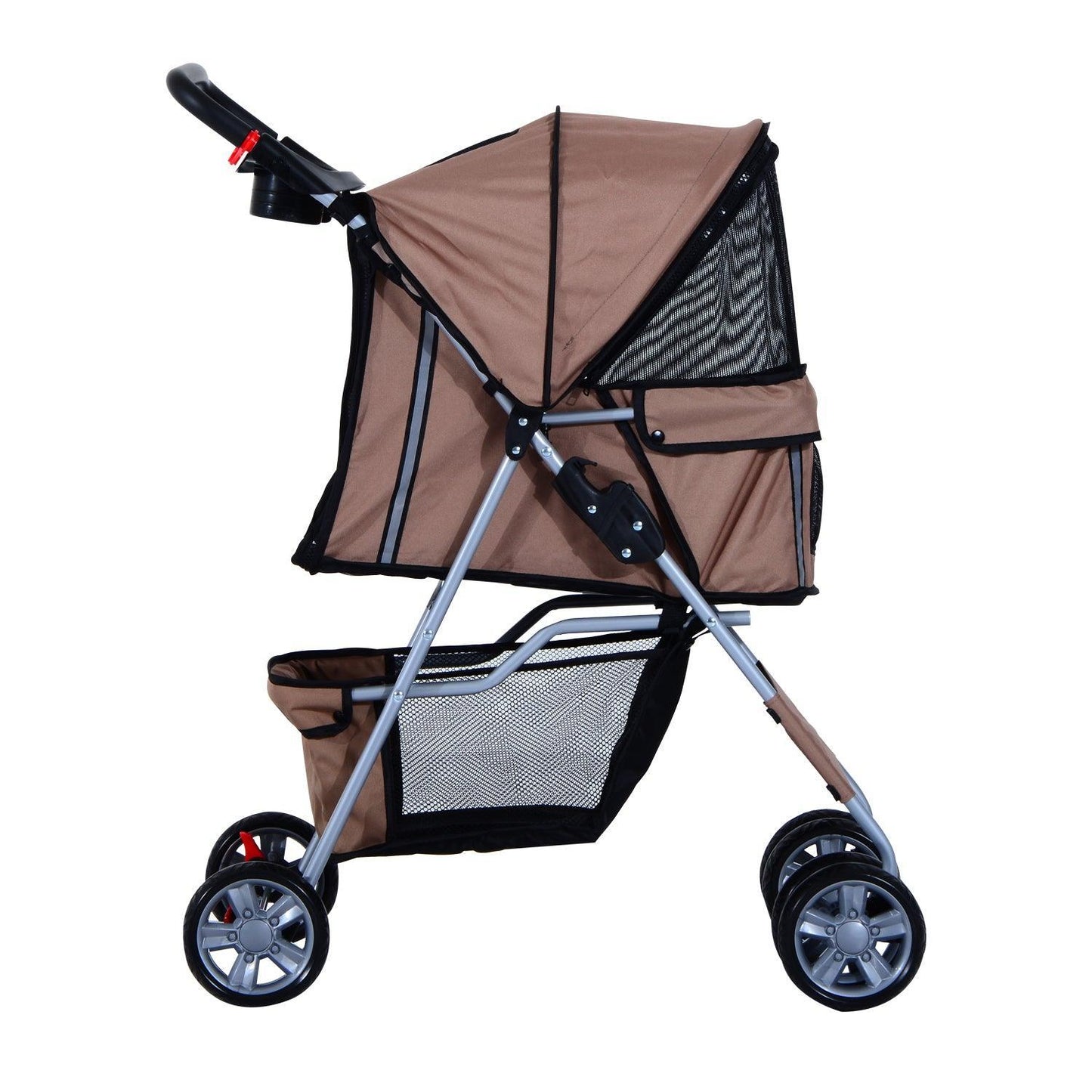 PawHut Foldable Dog Pram with Storage - ALL4U RETAILER LTD