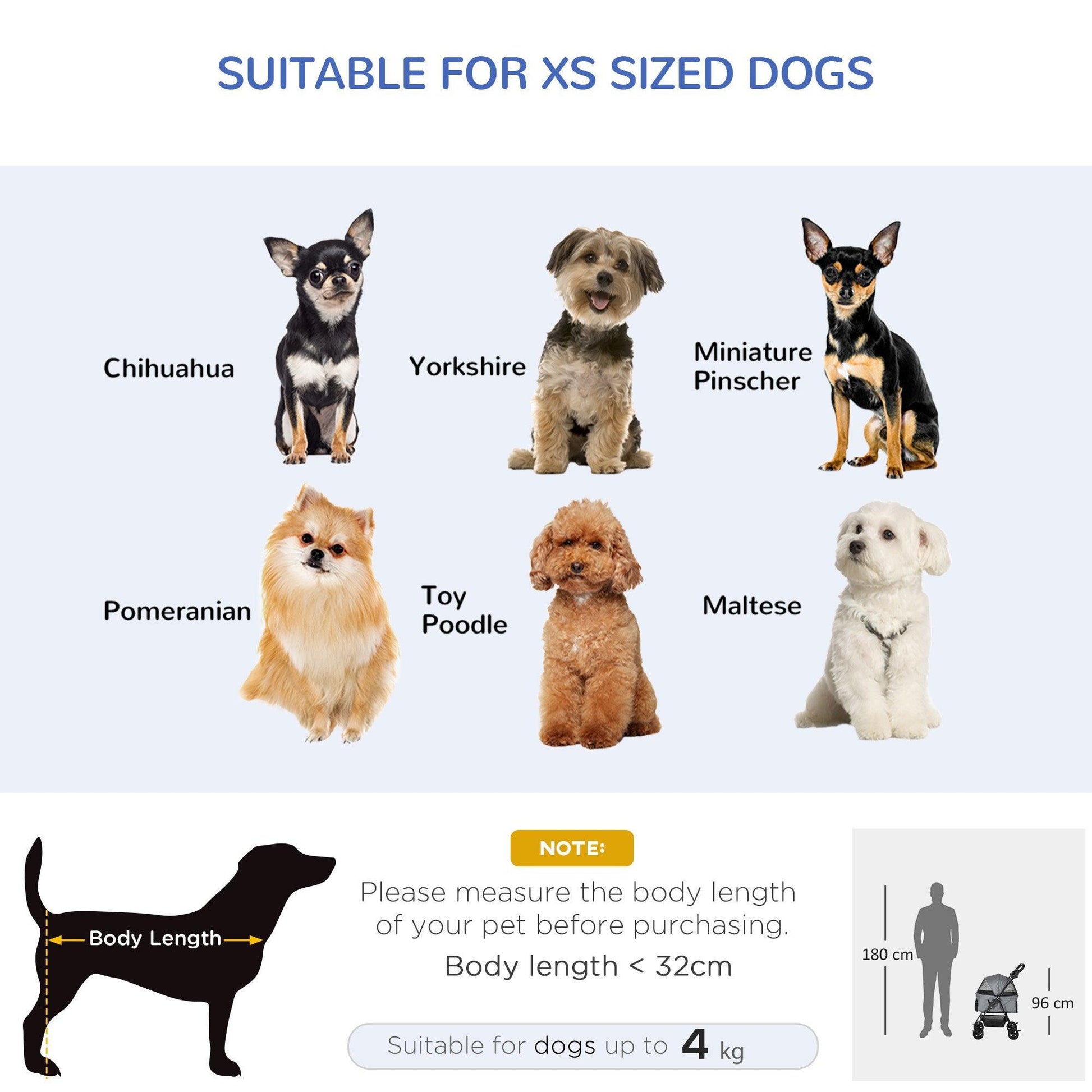PawHut Grey Dog Stroller: Easy-Fold Jogger - ALL4U RETAILER LTD