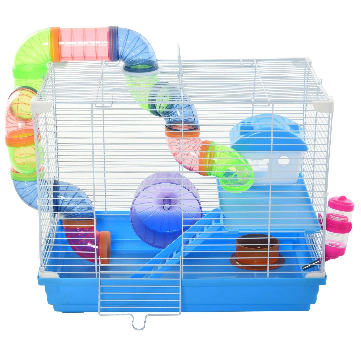 Pawhut Hamster Cage Carrier - Compact & Convenient - ALL4U RETAILER LTD