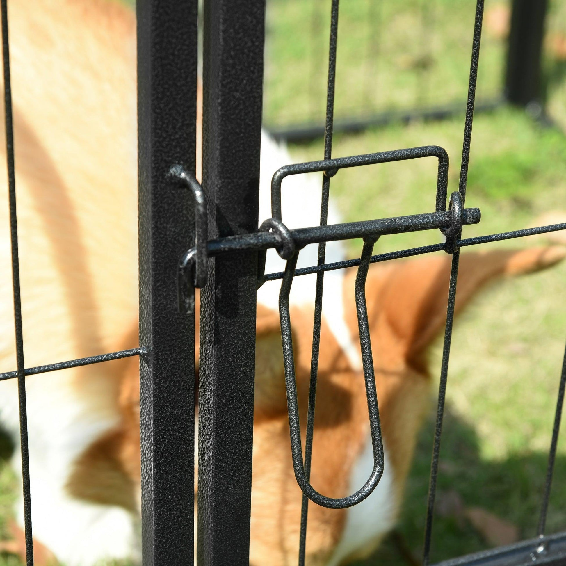 PawHut 8 Panel Puppy Playpen - Foldable & Versatile - ALL4U RETAILER LTD