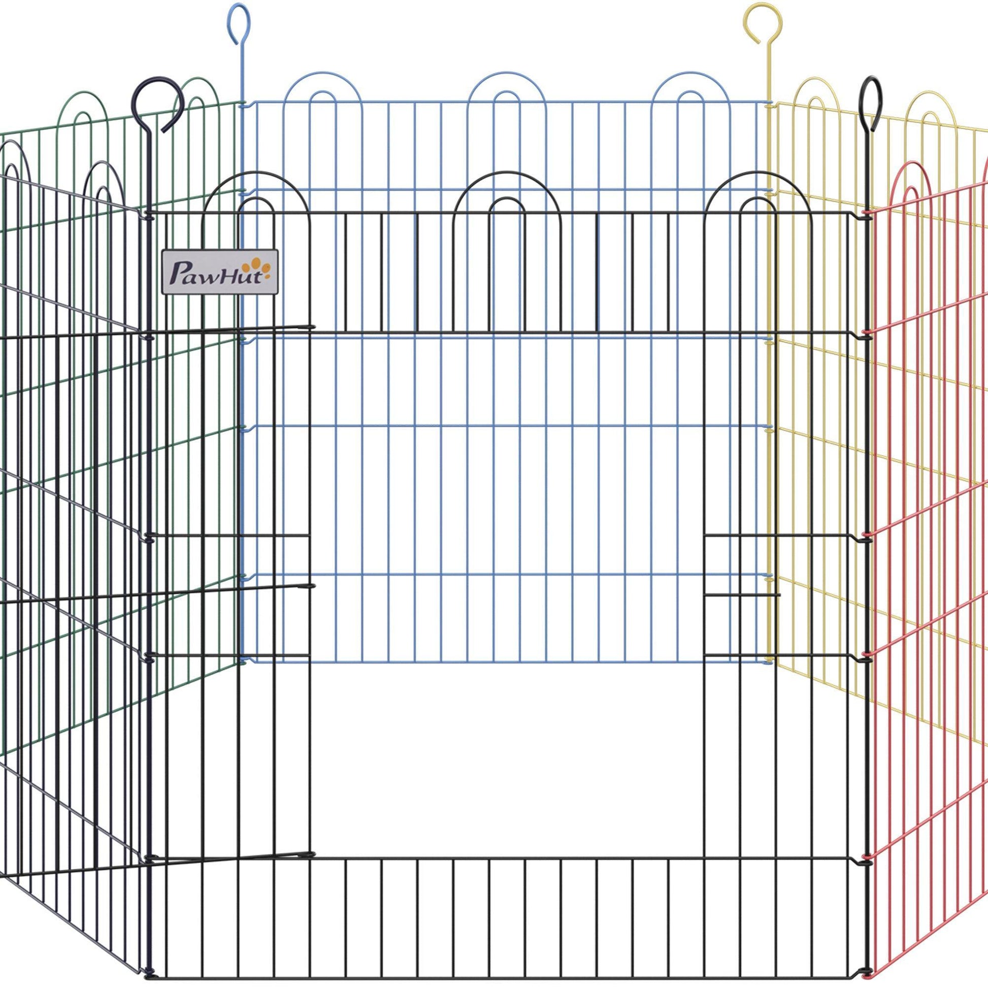 PawHut Hexagon Pet Playpen: Metal Fence for Dogs - ALL4U RETAILER LTD