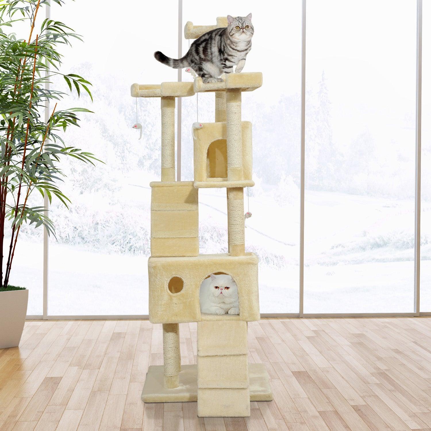 PawHut Multi-Level Cat Activity Centre - ALL4U RETAILER LTD