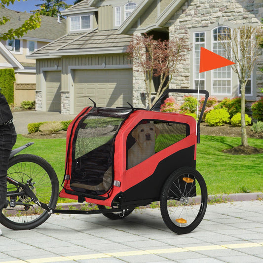 PawHut Multifunctional Pet Bike Trailer & Stroller - ALL4U RETAILER LTD