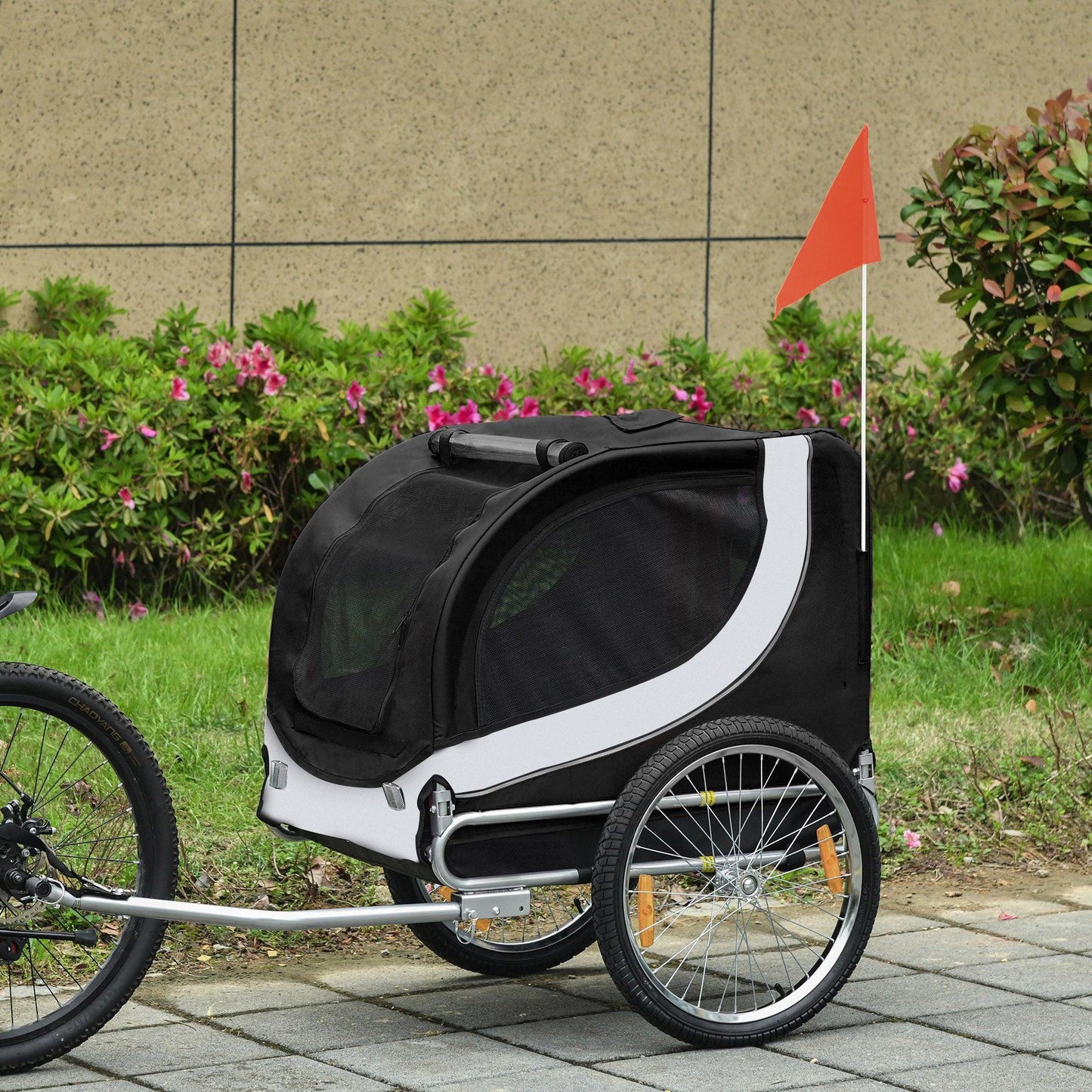 PawHut Pet Bicycle Trailer: Water Resistant & Stylish - ALL4U RETAILER LTD