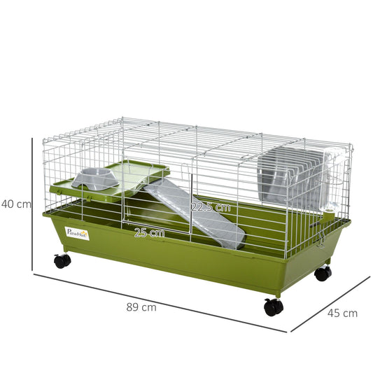 PawHut Pet House with Platform | 35 Cage - ALL4U RETAILER LTD