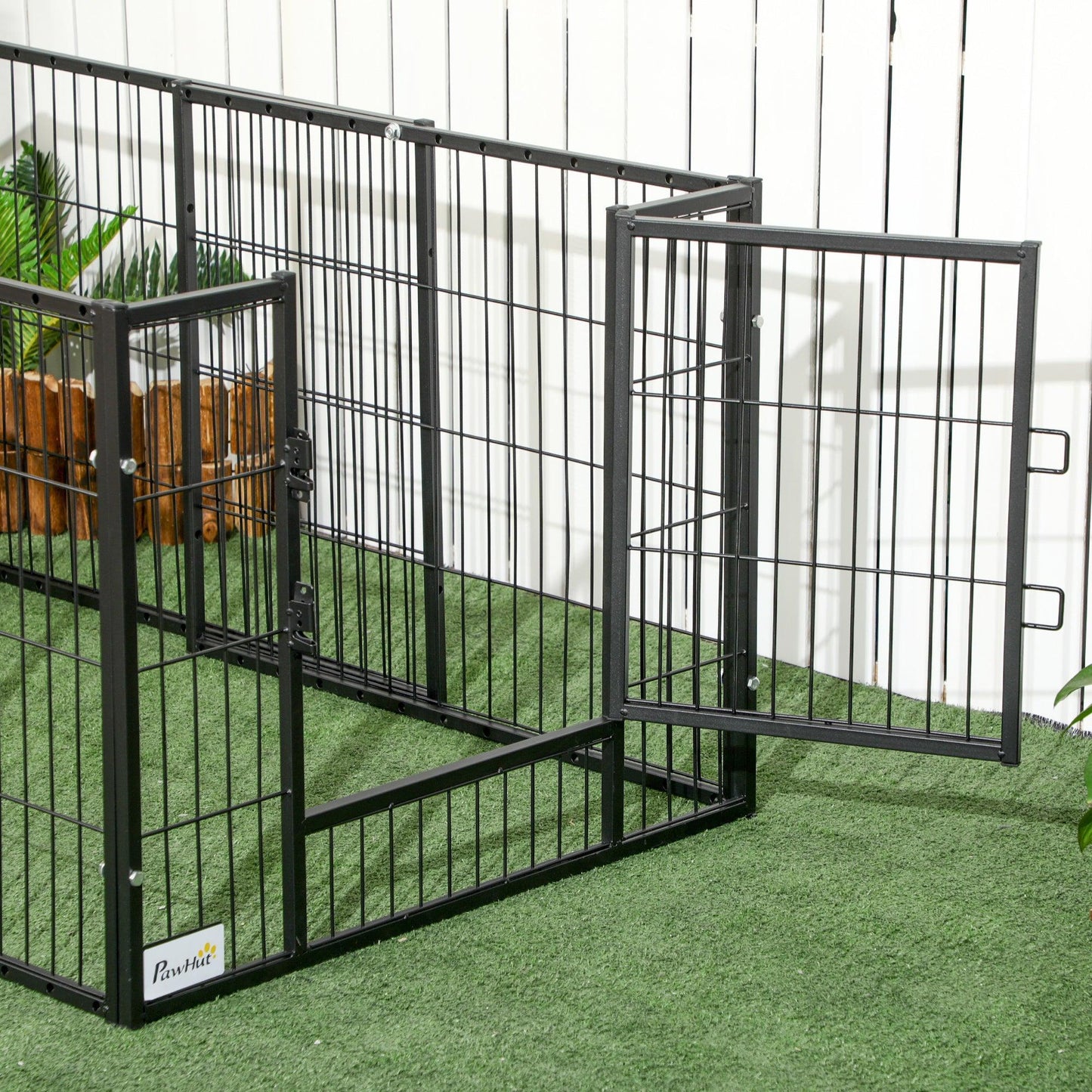 PawHut Pet Playpen: Heavy Duty, Adjustable Length, Indoor/Outdoor - ALL4U RETAILER LTD