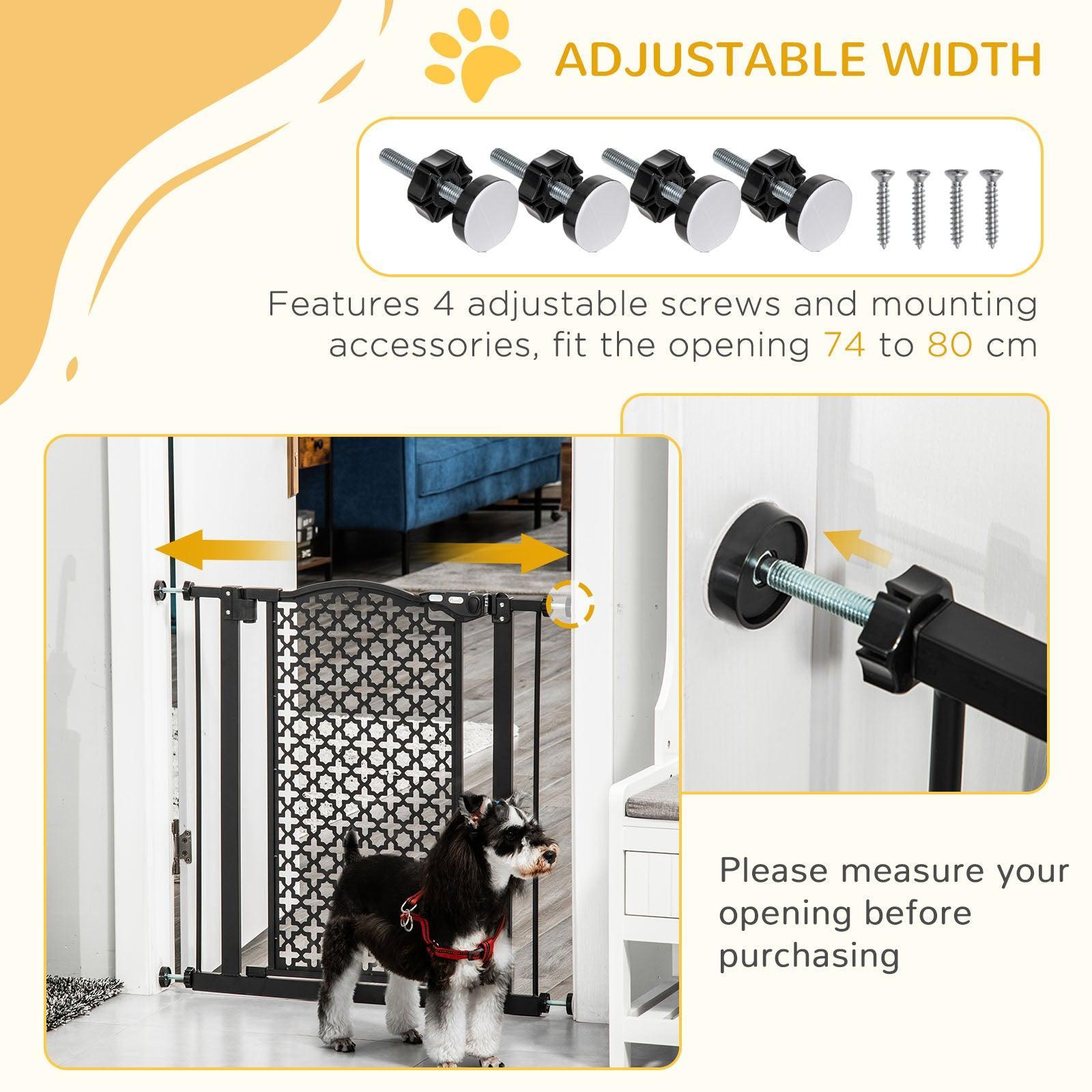 PawHut Pet Safety Gate: Easy and Secure - ALL4U RETAILER LTD