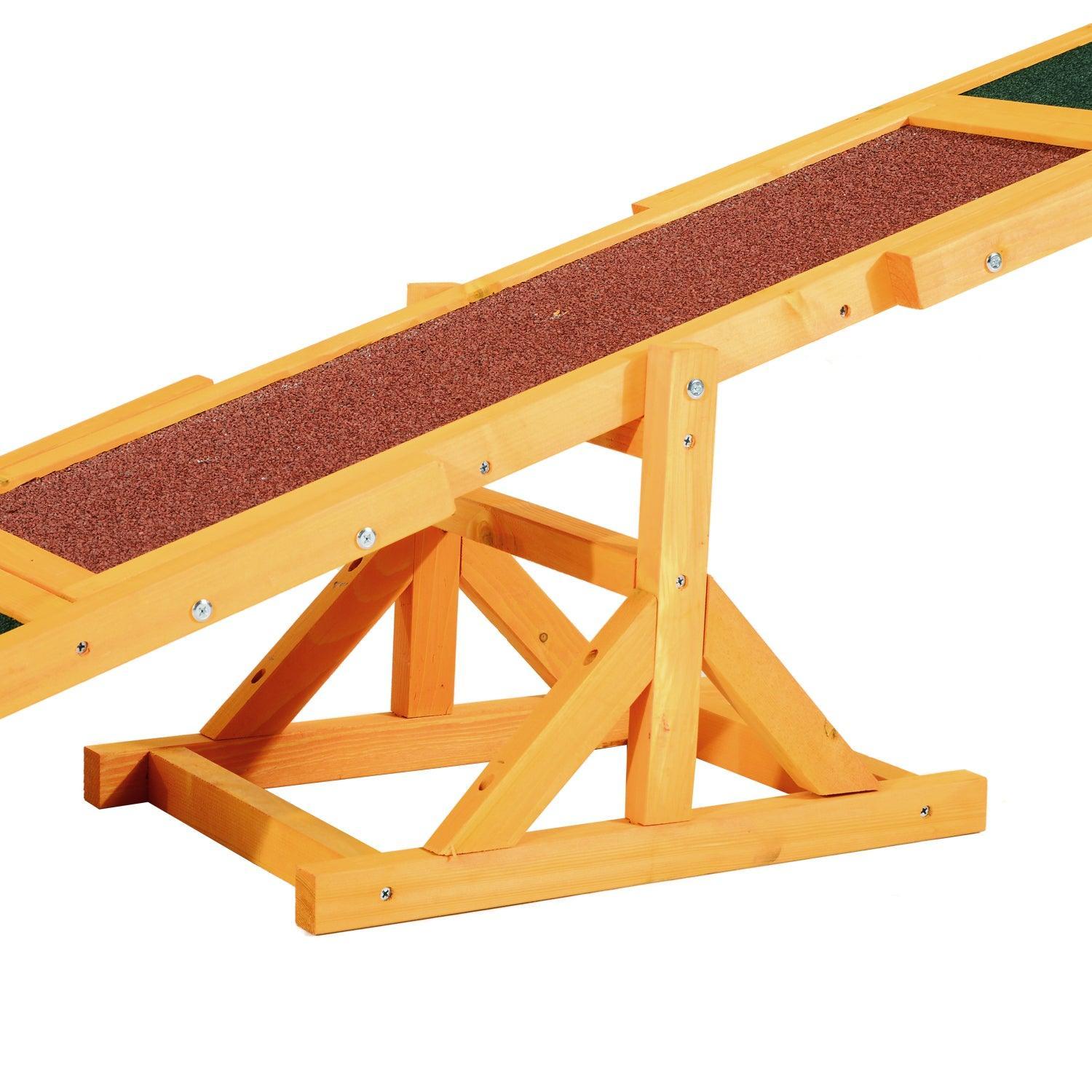 PawHut Pet Seesaw: 1.8m Dog Agility Toy - ALL4U RETAILER LTD