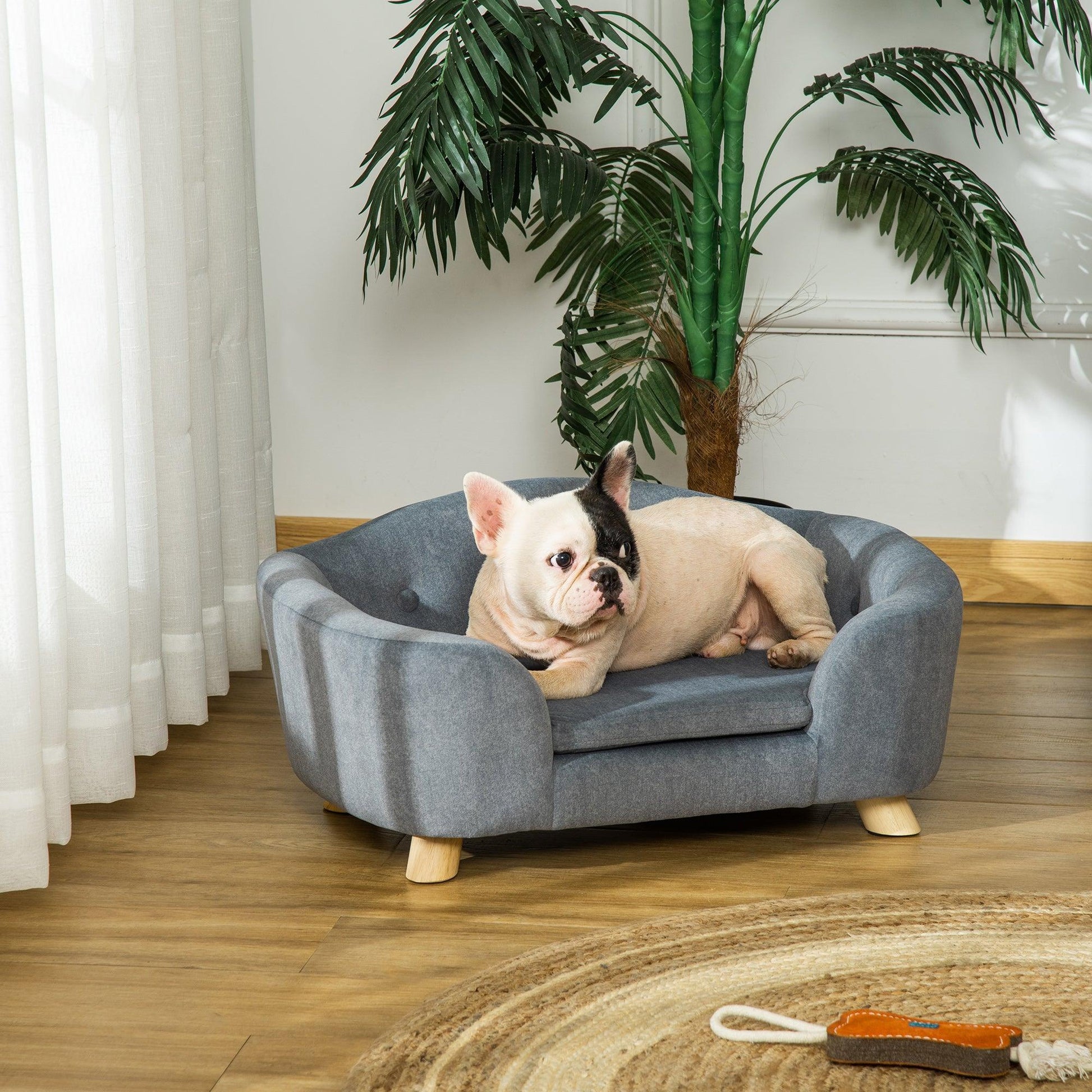 PawHut Pet Sofa Bed - Cozy and Washable - ALL4U RETAILER LTD