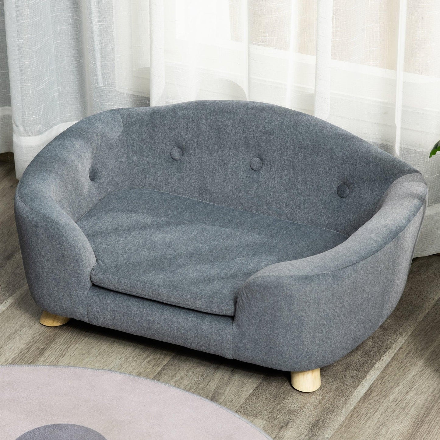 PawHut Pet Sofa Bed - Cozy and Washable - ALL4U RETAILER LTD