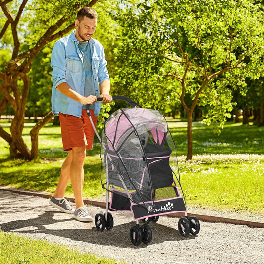 PawHut Pet Stroller: Foldable & Versatile - ALL4U RETAILER LTD