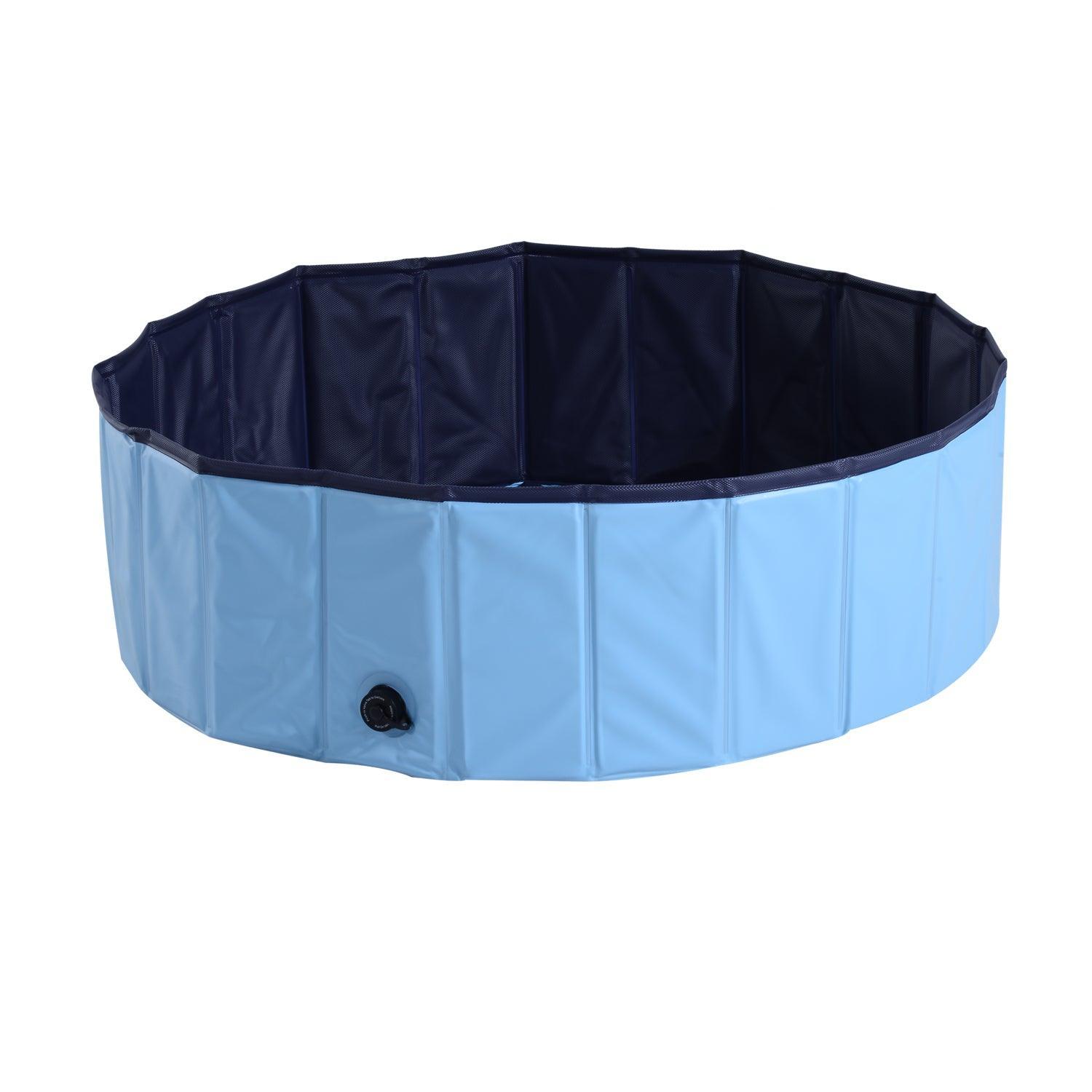 PawHut Pet Swimming Pool: Blue, Portable and Refreshing, 100x30H cm - ALL4U RETAILER LTD