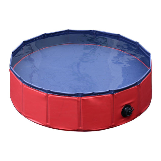 PawHut Pet Swimming Pool in Red - ALL4U RETAILER LTD