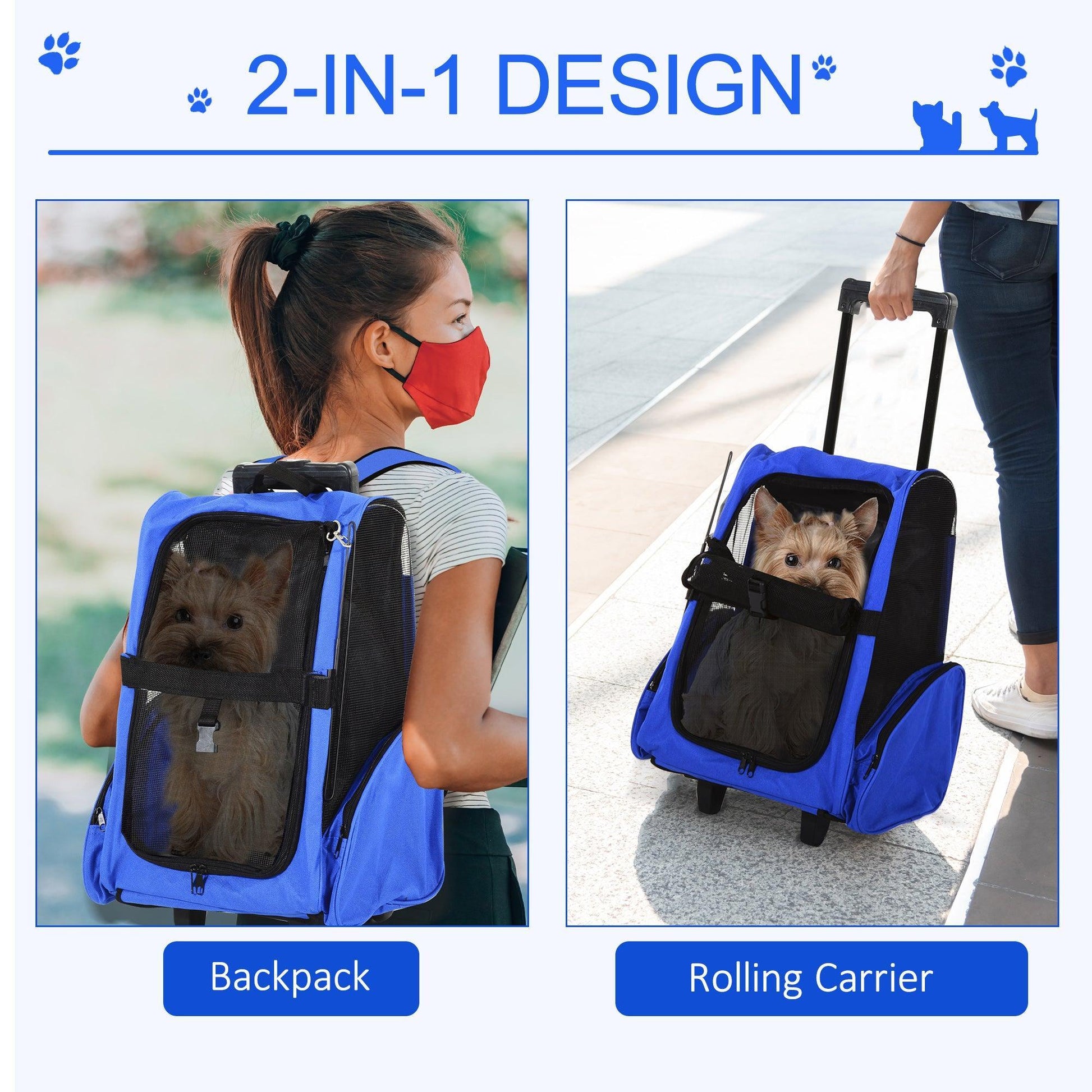 PawHut Pet Travel Backpack - ALL4U RETAILER LTD