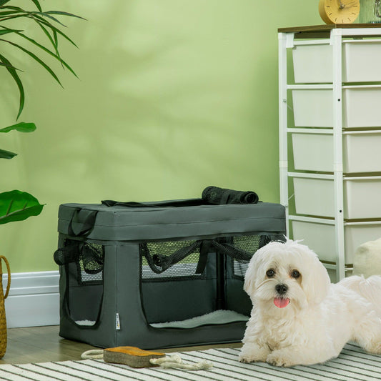 PawHut Portable Pet Carrier - Mini Dog/Cat Travel Bag - ALL4U RETAILER LTD