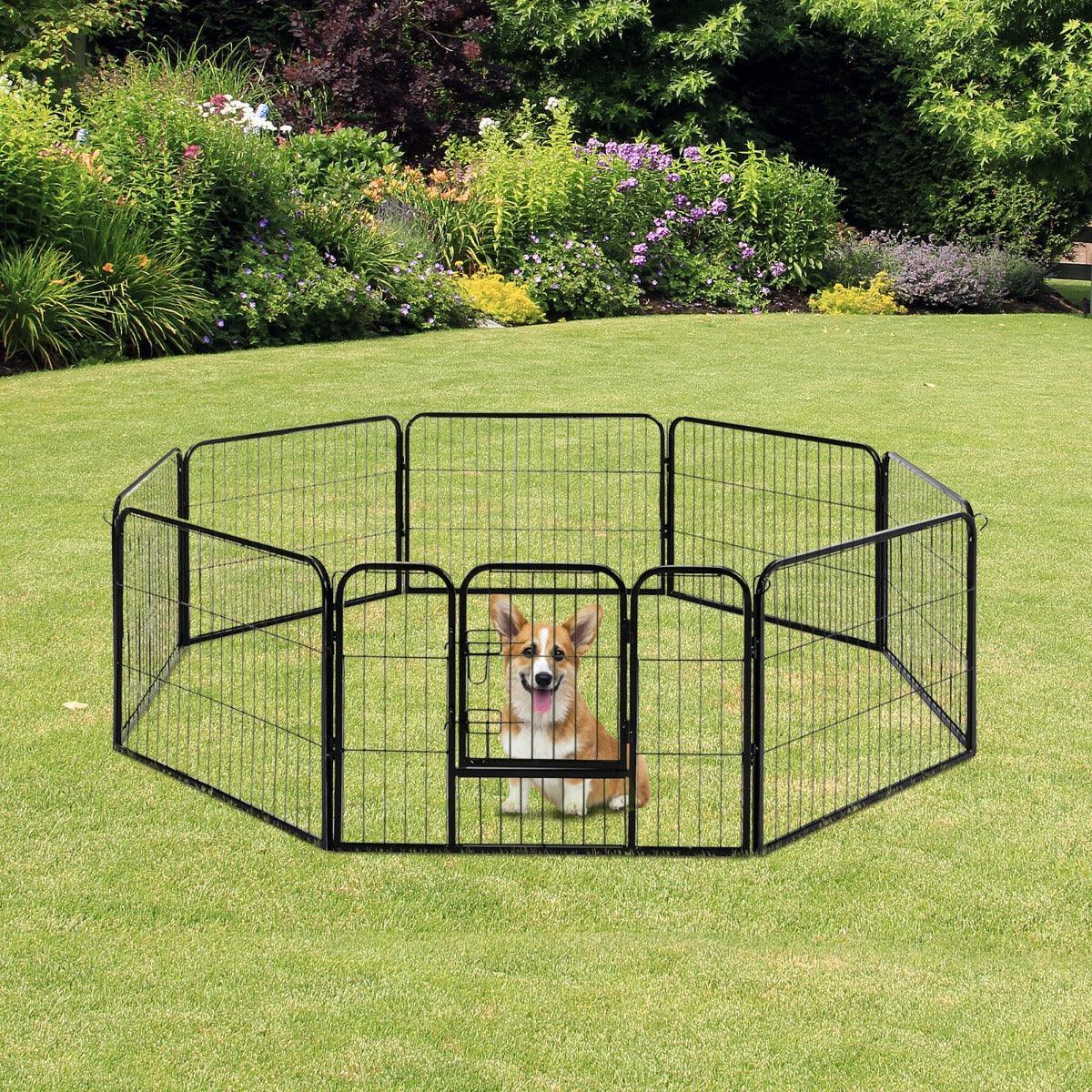 PawHut Portable Pet Playpen - Small (60x80cm) - ALL4U RETAILER LTD