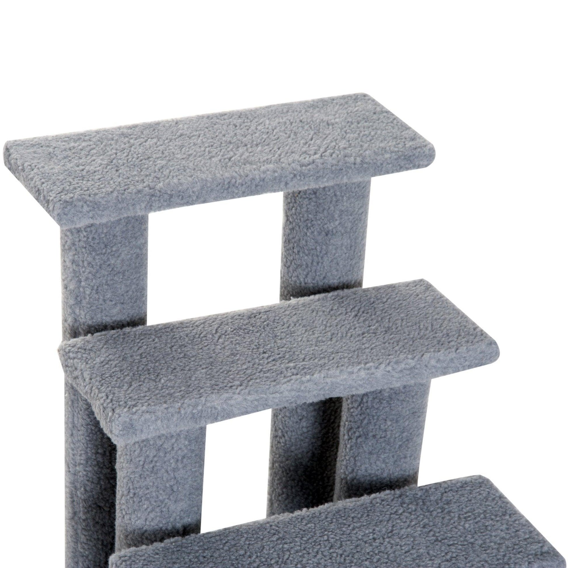 PawHut Portable Pet Stairs: 4-Step Ladder for Older Pets - ALL4U RETAILER LTD