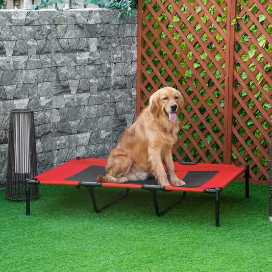 PawHut Raised Dog Bed Cooling Mesh Cot - X-Large - ALL4U RETAILER LTD