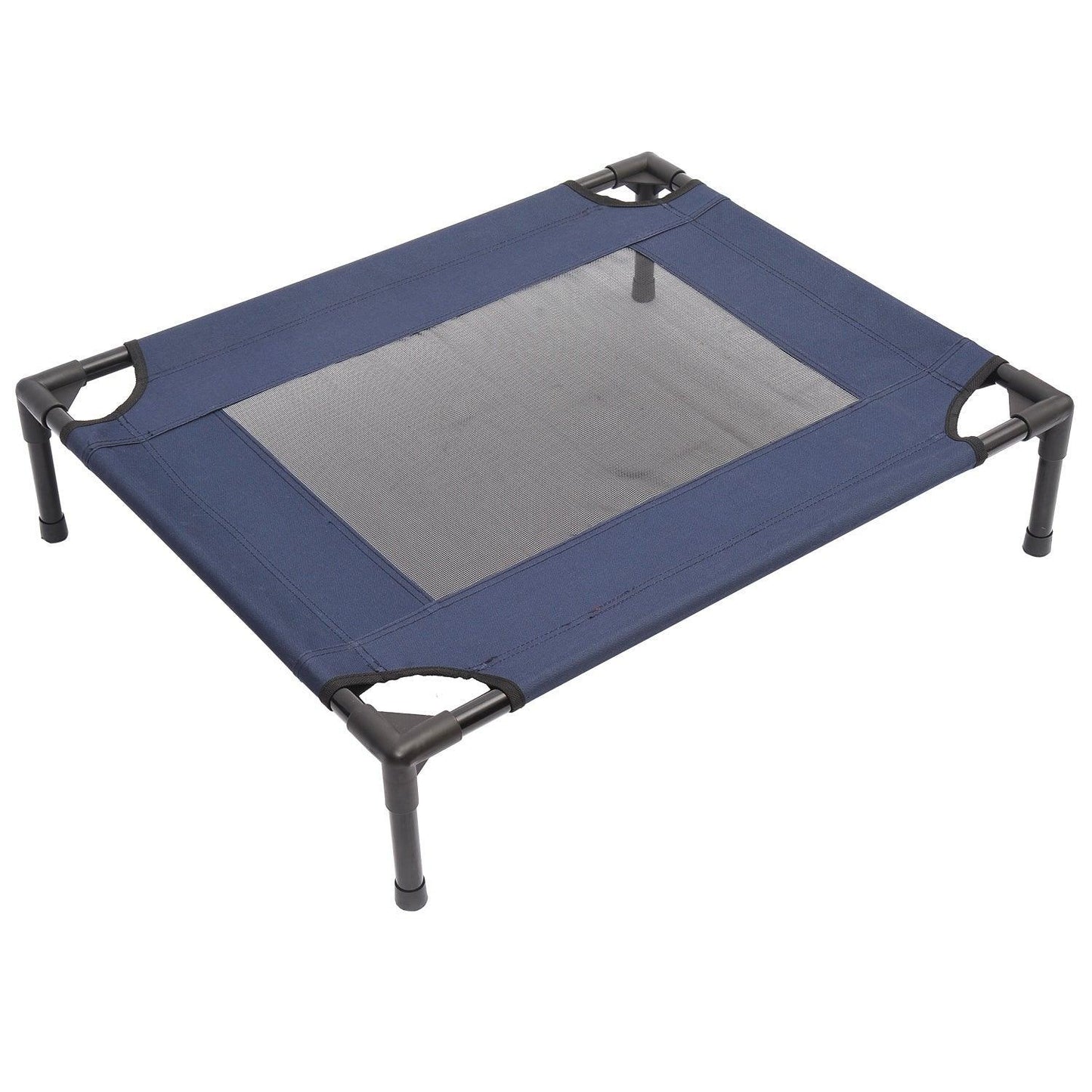 PawHut Raised Dog Cat Bed - Blue - ALL4U RETAILER LTD