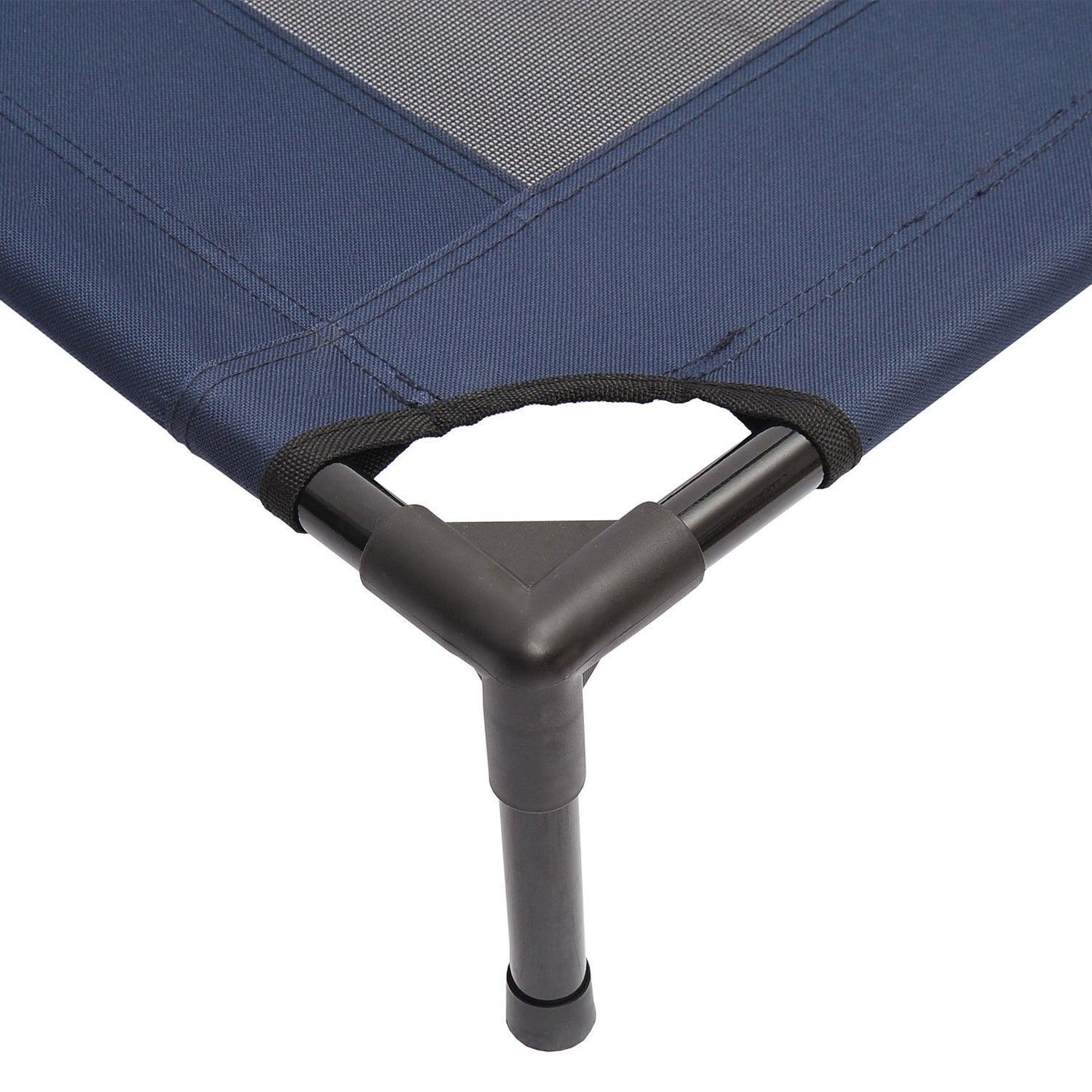 PawHut Raised Dog Cat Bed - Blue - ALL4U RETAILER LTD