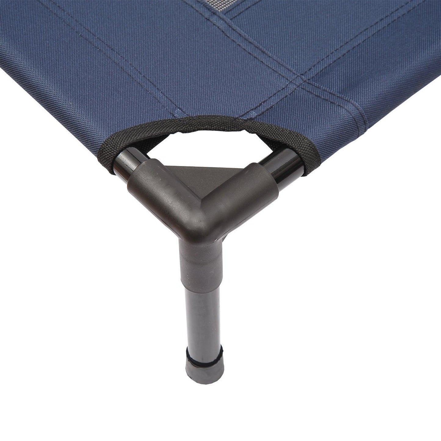 PawHut Raised Pet Bed in Blue – Comfortable and Large Design - ALL4U RETAILER LTD