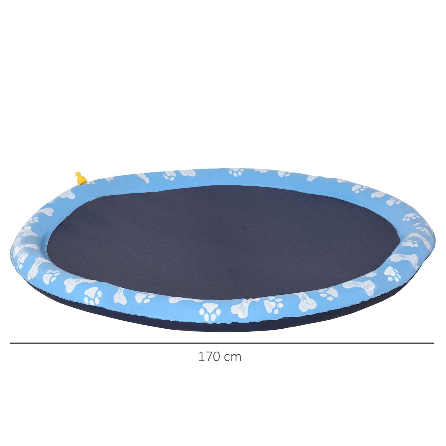 PawHut Splash Pad: Pet Water Fun - ALL4U RETAILER LTD