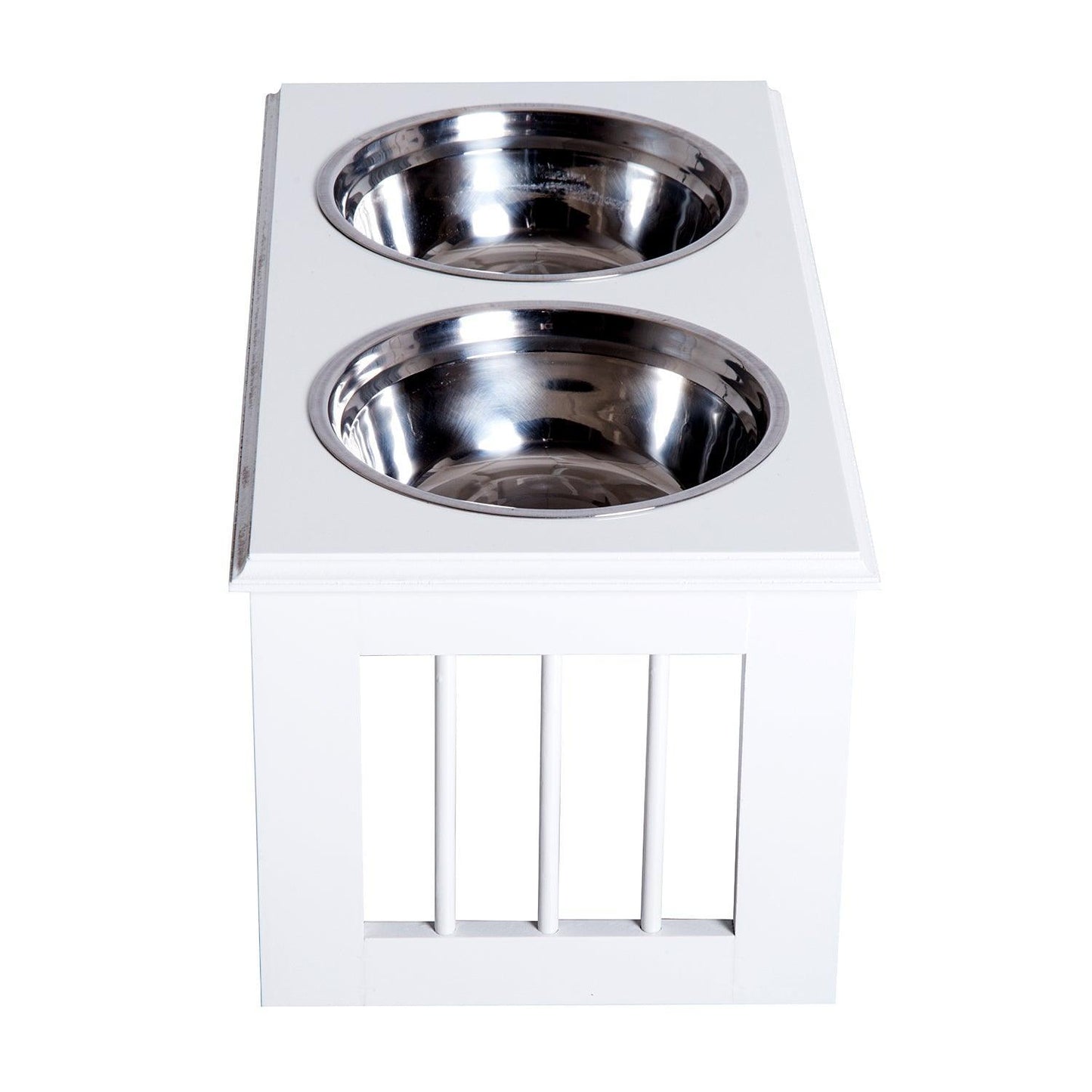 PawHut Stainless Steel Pet Feeder - Compact & Elegant - ALL4U RETAILER LTD