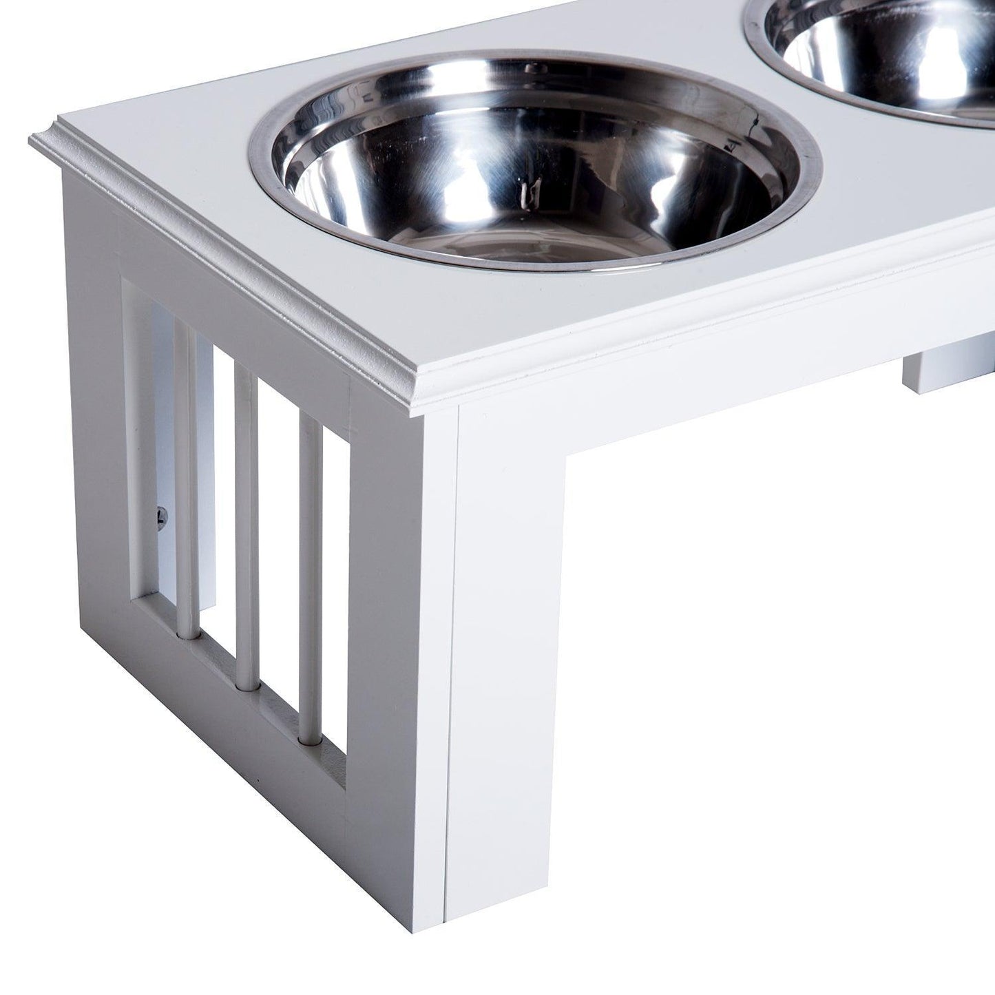 PawHut Stainless Steel Pet Feeder - Compact & Elegant - ALL4U RETAILER LTD