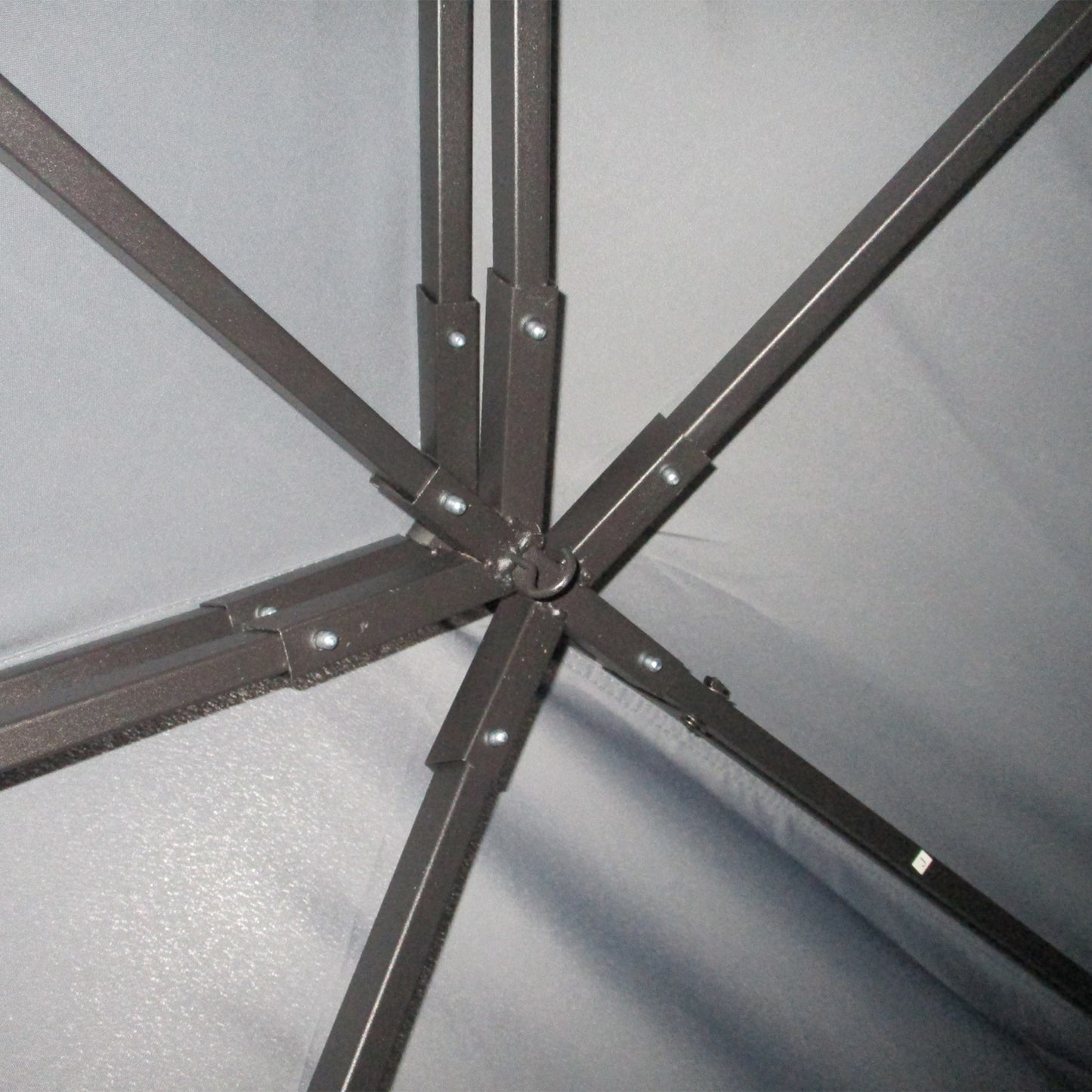 Outsunny 3 x 4m Aluminium GardenÂ Gazebo, Marquee Canopy Shelter Pavilion Party Tent with Nets and Curtains for Garden and Deck, Dark Grey