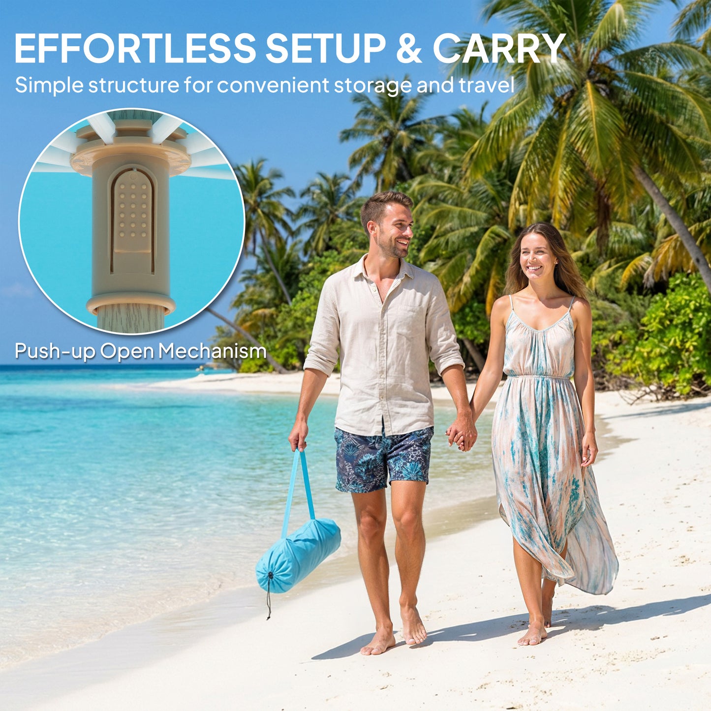Outsunny 1.7M Beach Umbrella With Sand Anchor 30 Degree Tilting Fringed Beach Garden Parasol Adjustable Height Grey