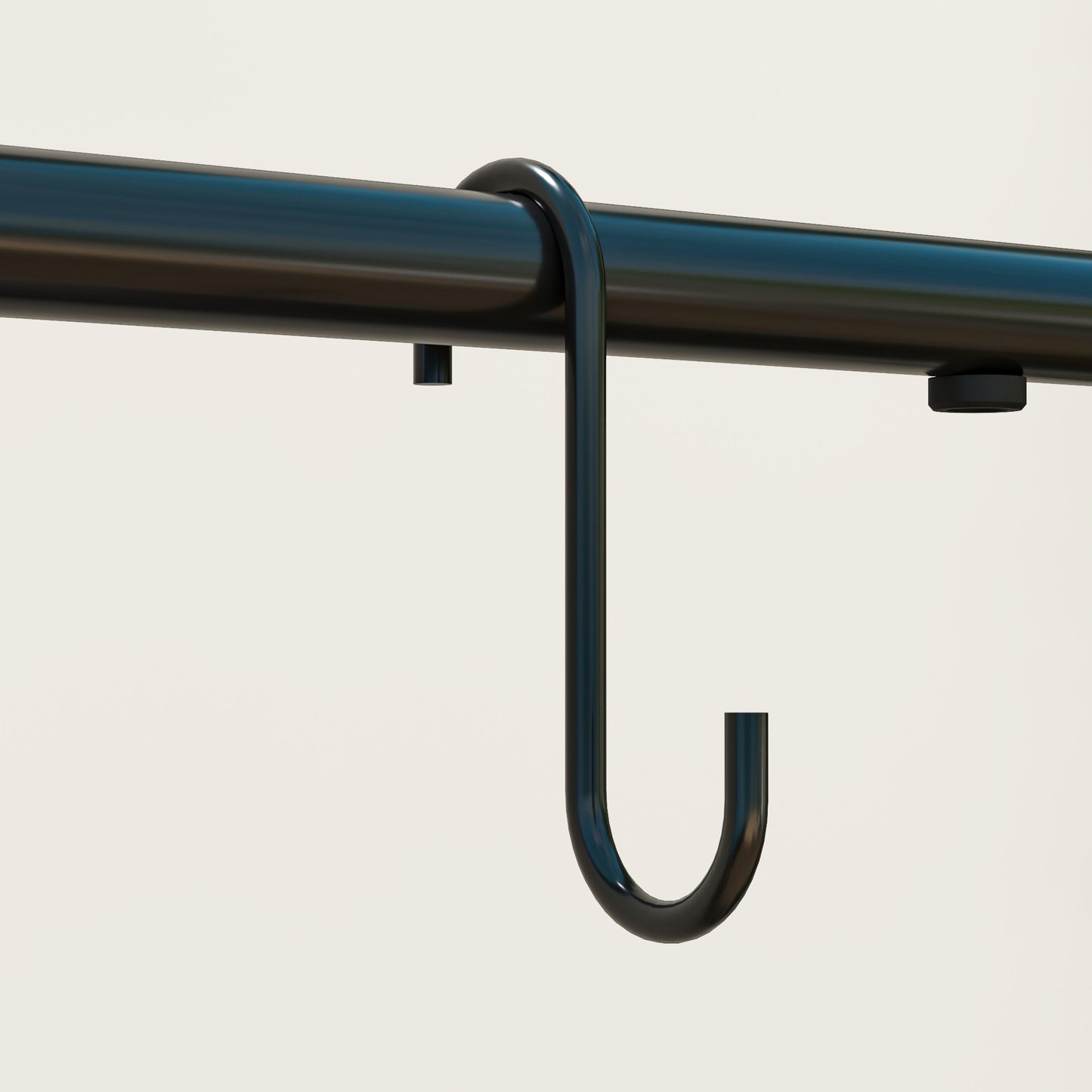 Outsunny 3 Tier Plant Stand With Hanging Rod And Hooks Metal Rack For Indoor Outdoor Porch Balcony Black