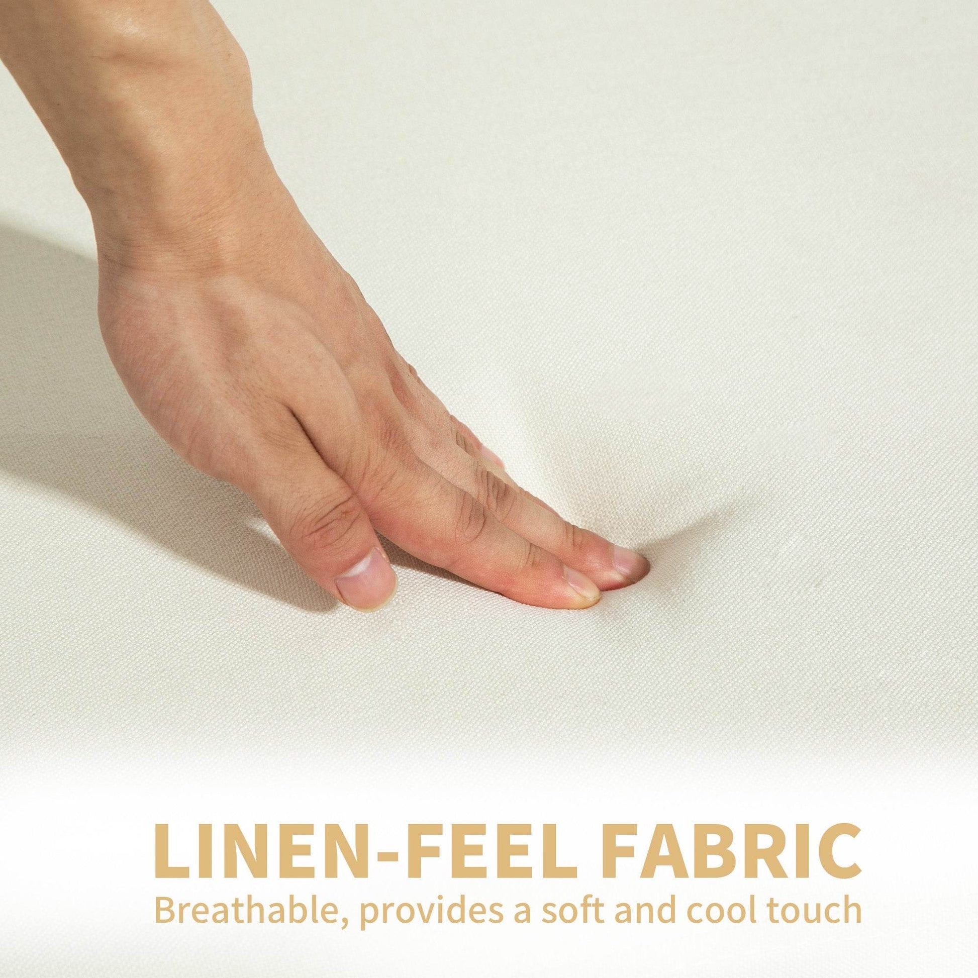 Modern Cream White Tufted Loveseat Sofa for Small Spaces - HOMCOM 2 Seater Upholstered Couch with Wood Legs - ALL4U RETAILER LTD