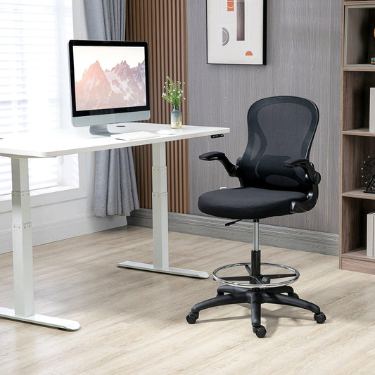 Vinsetto Adjustable Standing Chair: Comfort & Style - ALL4U RETAILER LTD