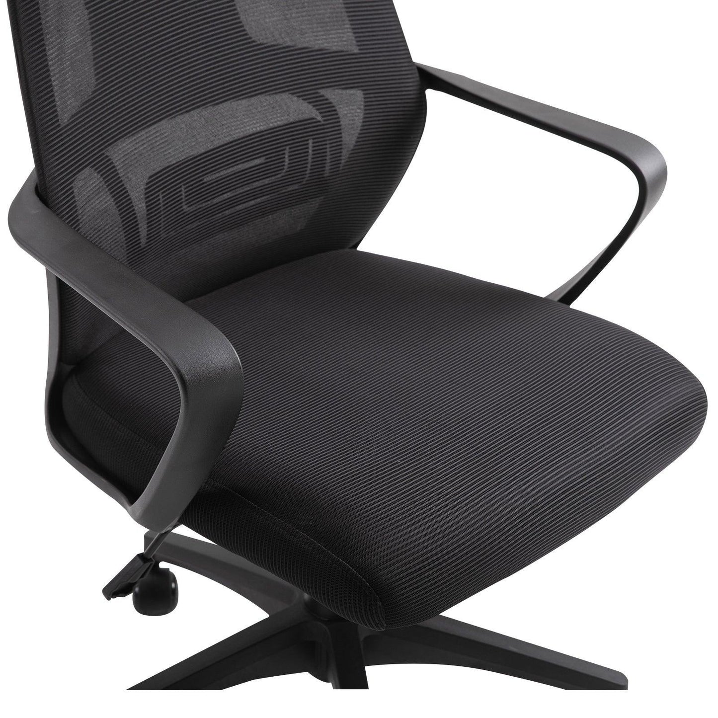 Vinsetto Ergonomic Mesh Office Chair - Adjustable Height, Black - ALL4U RETAILER LTD