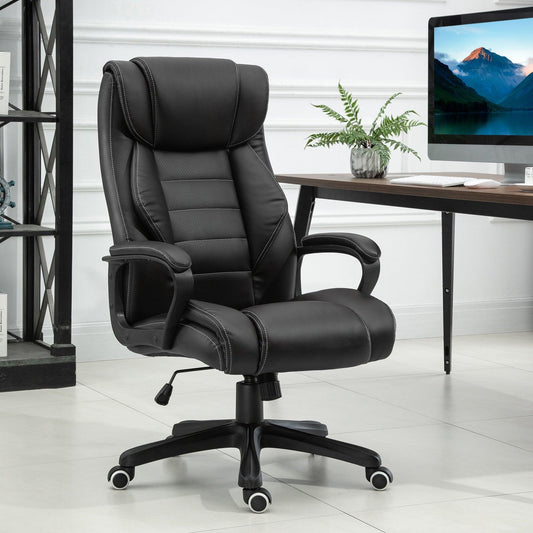 Vinsetto Executive Office Chair - Padded Swivel Massage (Black) - ALL4U RETAILER LTD