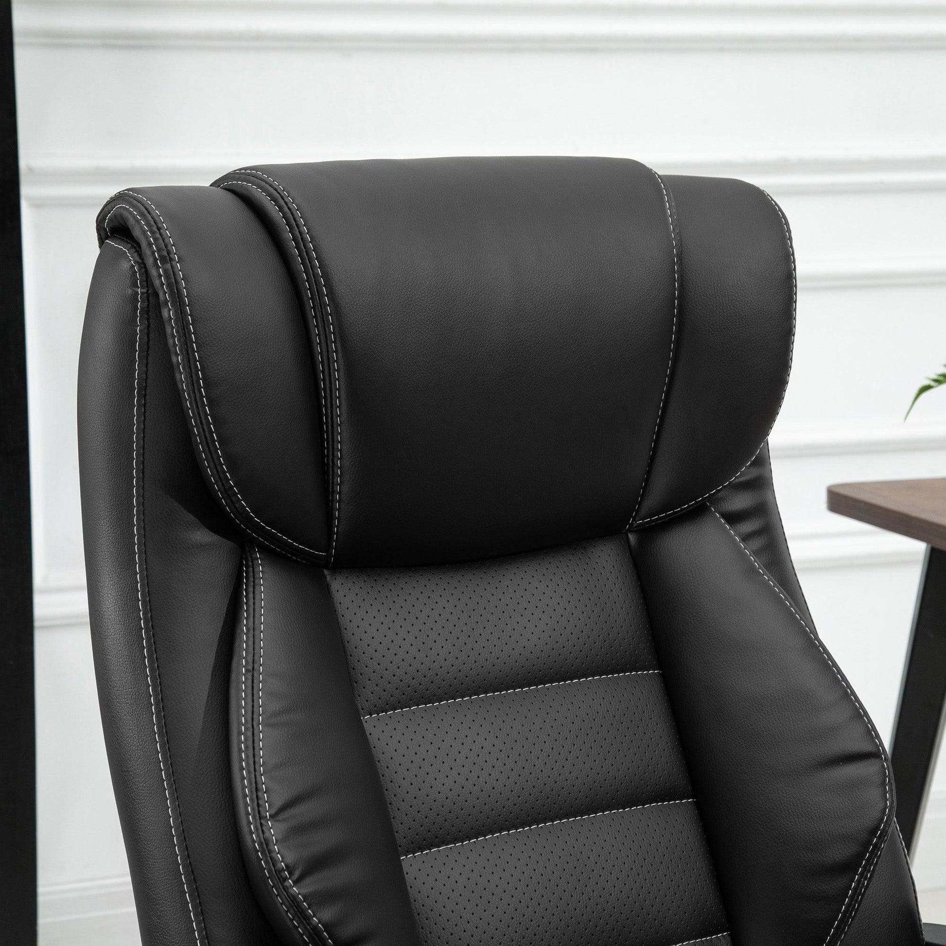 Vinsetto Executive Office Chair - Padded Swivel Massage (Black) - ALL4U RETAILER LTD