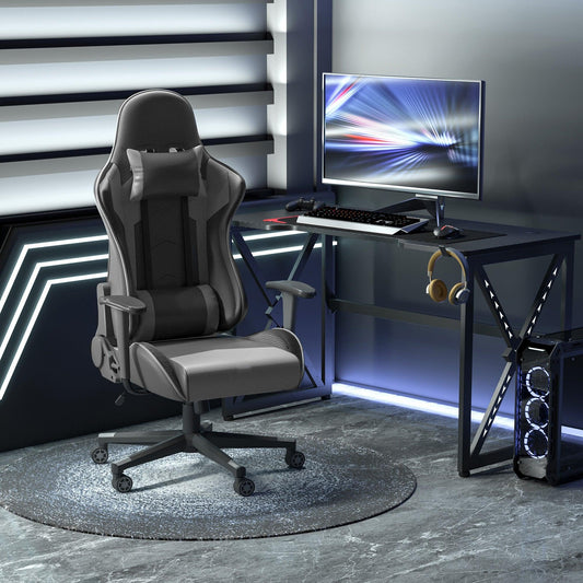 Vinsetto Gaming Chair: High Back, Reclining with Lumbar Support - ALL4U RETAILER LTD
