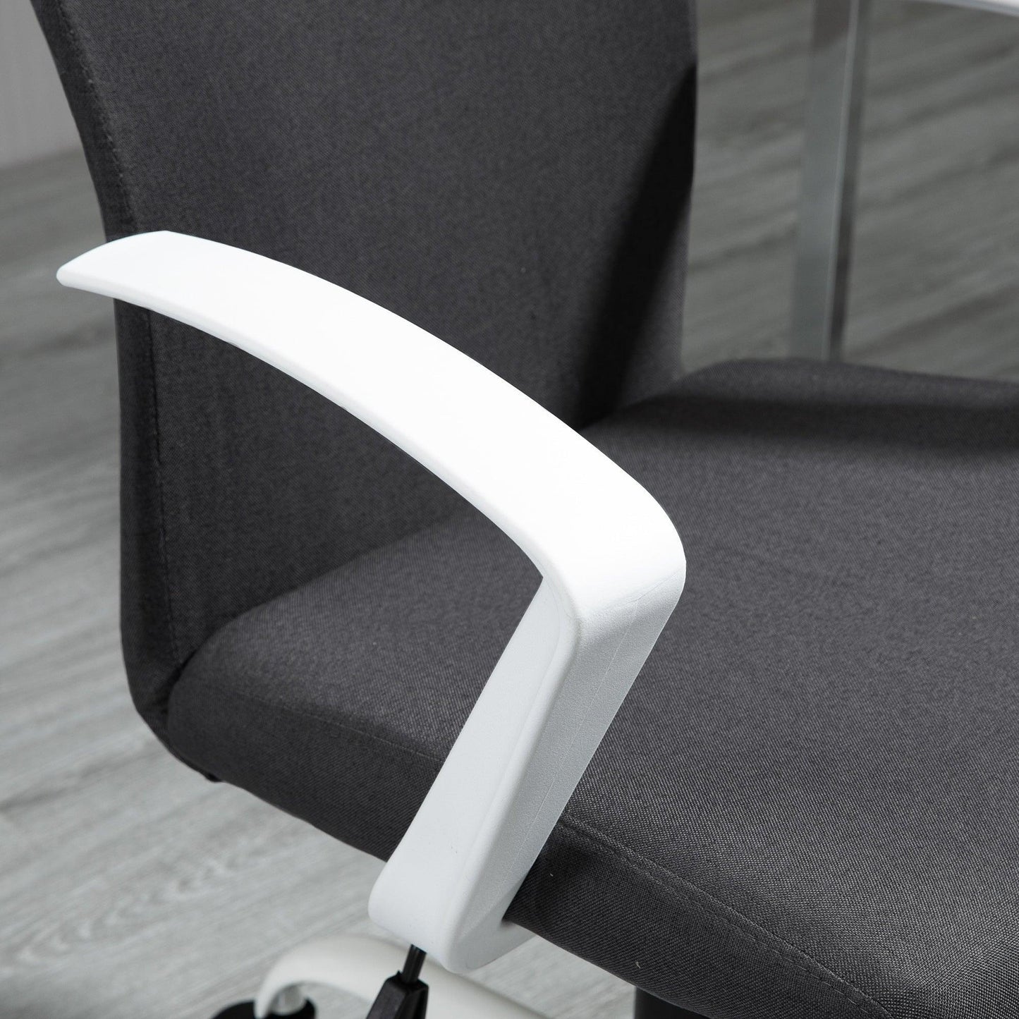 Vinsetto Grey Desk Chair with Armrests - ALL4U RETAILER LTD