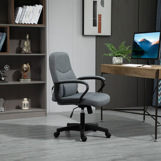 Vinsetto Grey High Back Office Chair - ALL4U RETAILER LTD