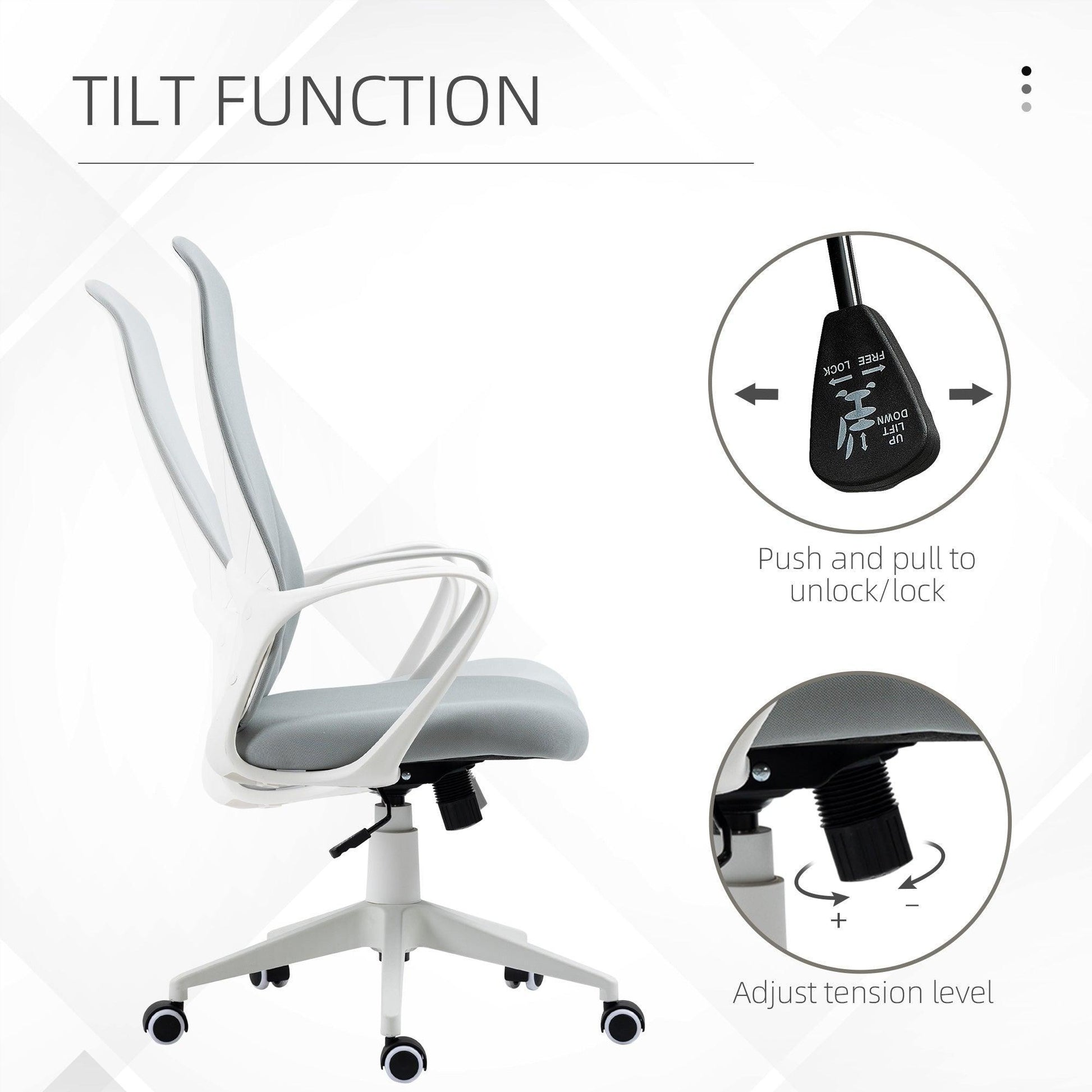 Vinsetto High-Back Office Chair - ALL4U RETAILER LTD